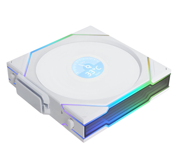 LIAN LI Uni Fan TL Wireless LCD 120 White 120mm - 1332127 - zdjęcie 2